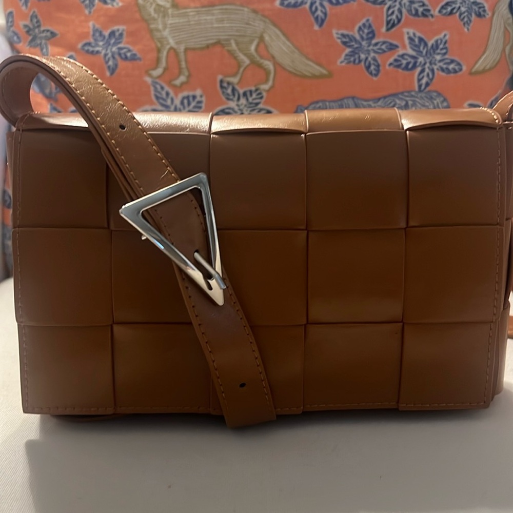 Buttery Soft Leather Quilted Cassette Bag